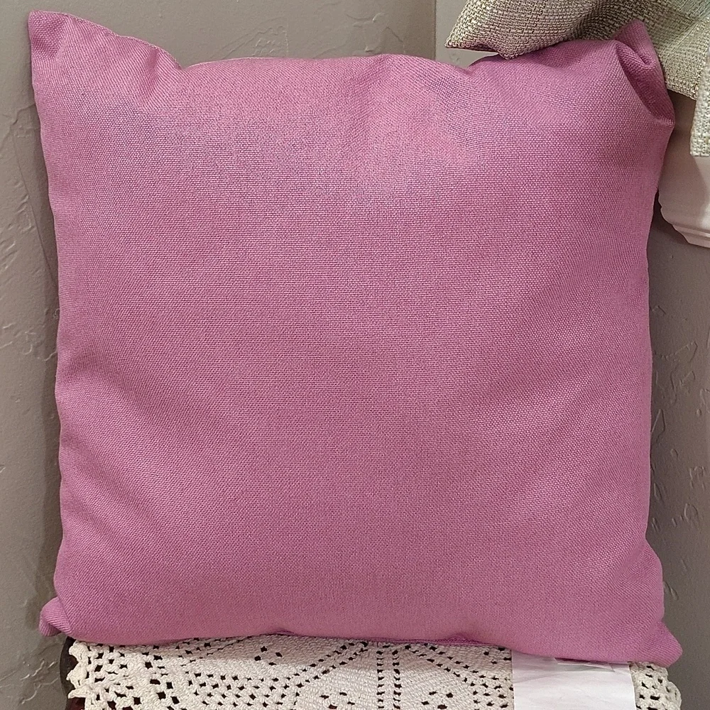 Luxe Collection All Over Icon Pillow Pink With Embroidered Western Boots